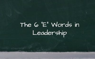 “E’s” in Leadership